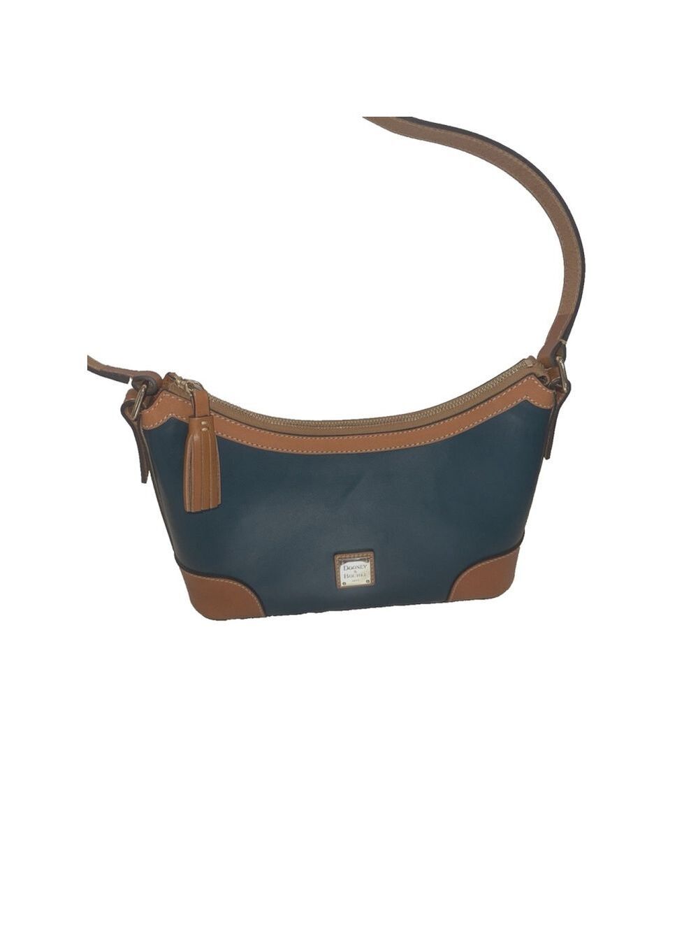 Dooney & Bourke Wexford Deep Teal Leather Large Shoulder Bag